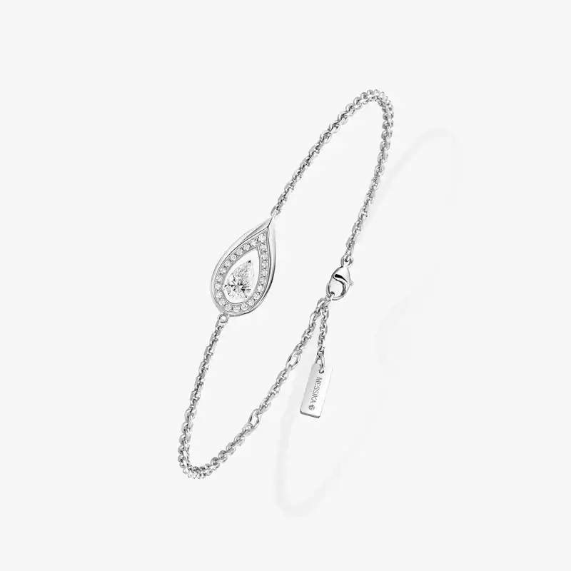 Fiery 0.10ct White Gold For Her Diamond Bracelet 14238-WG