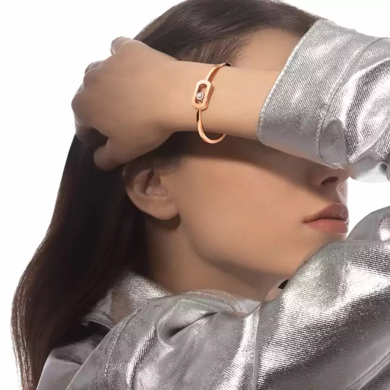 So Move Bangle Pink Gold For Her Diamond Bracelet 13757-PG
