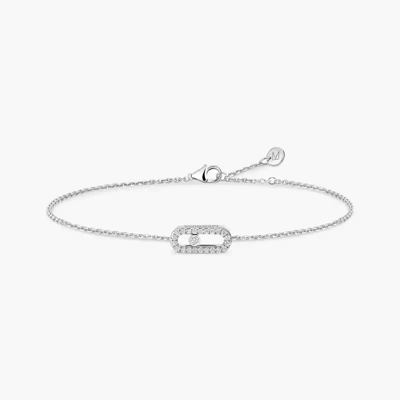 Messika CARE(S) Pavé Bracelet White Gold For Her Diamond Bracelet 12075-WG
