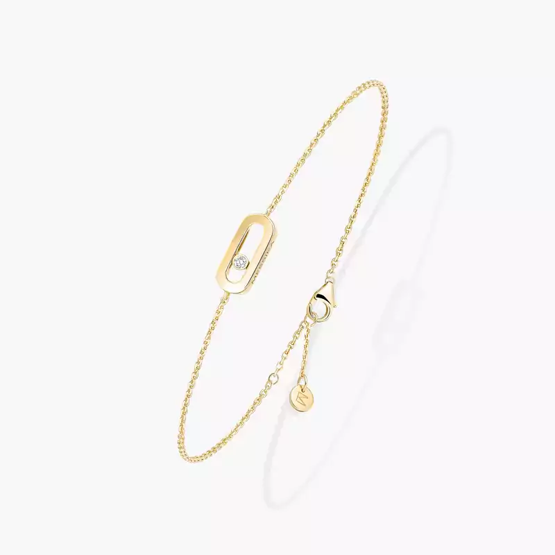 ブレスレット 女性への イエローゴールド ダイヤモンド  Messika CARE(S) メシカ ケア（ズ）ブレスレット 12074-YG