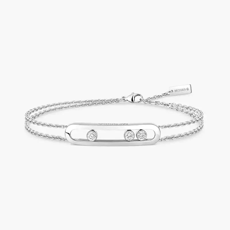 Move Classique White Gold For Her Diamond Bracelet 03996-WG