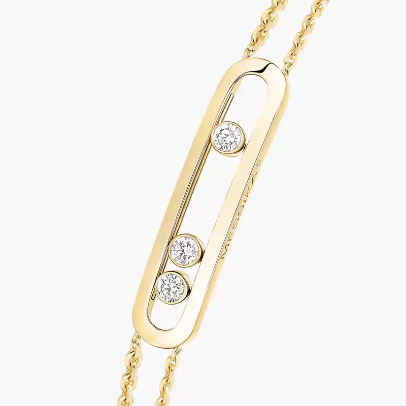 Bracelet Femme Or Jaune Diamant Move Classique 03996-YG