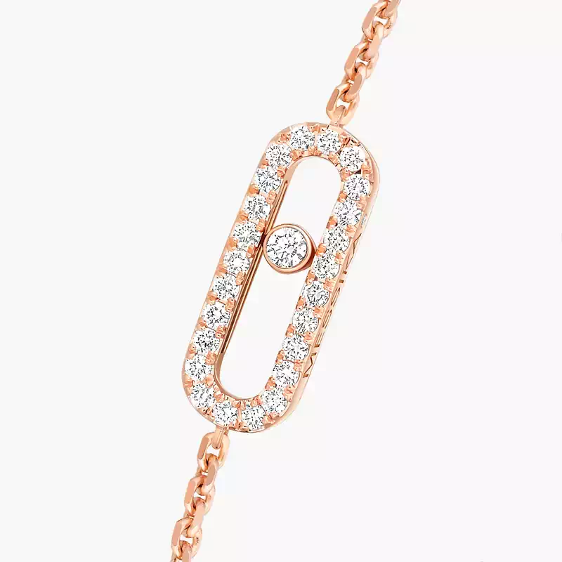 Move Uno Pavé Pink Gold For Her Diamond Bracelet 04706-PG