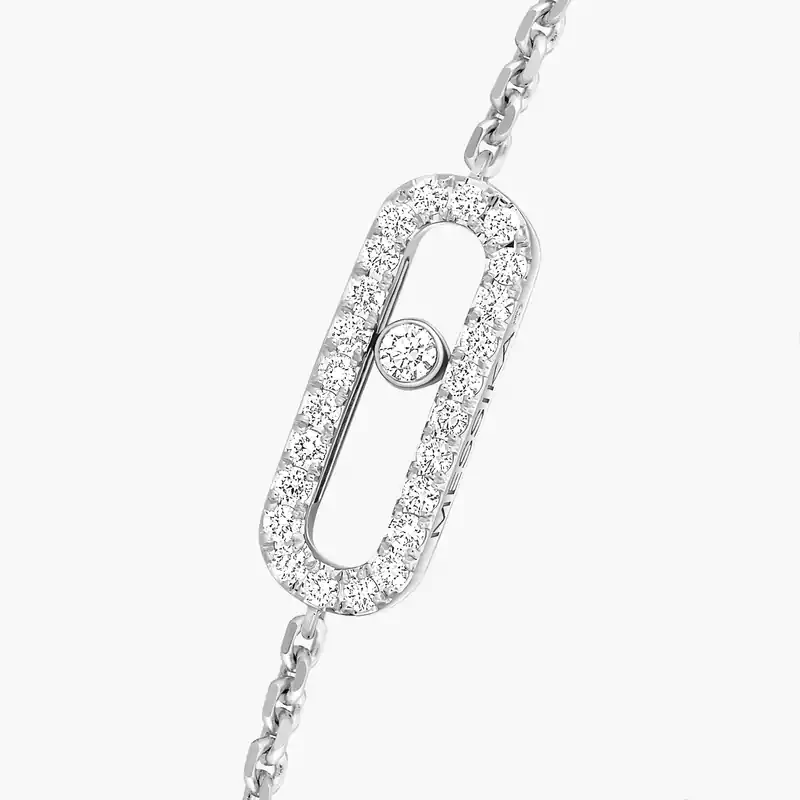 Move Uno Pavé White Gold For Her Diamond Bracelet 04706-WG
