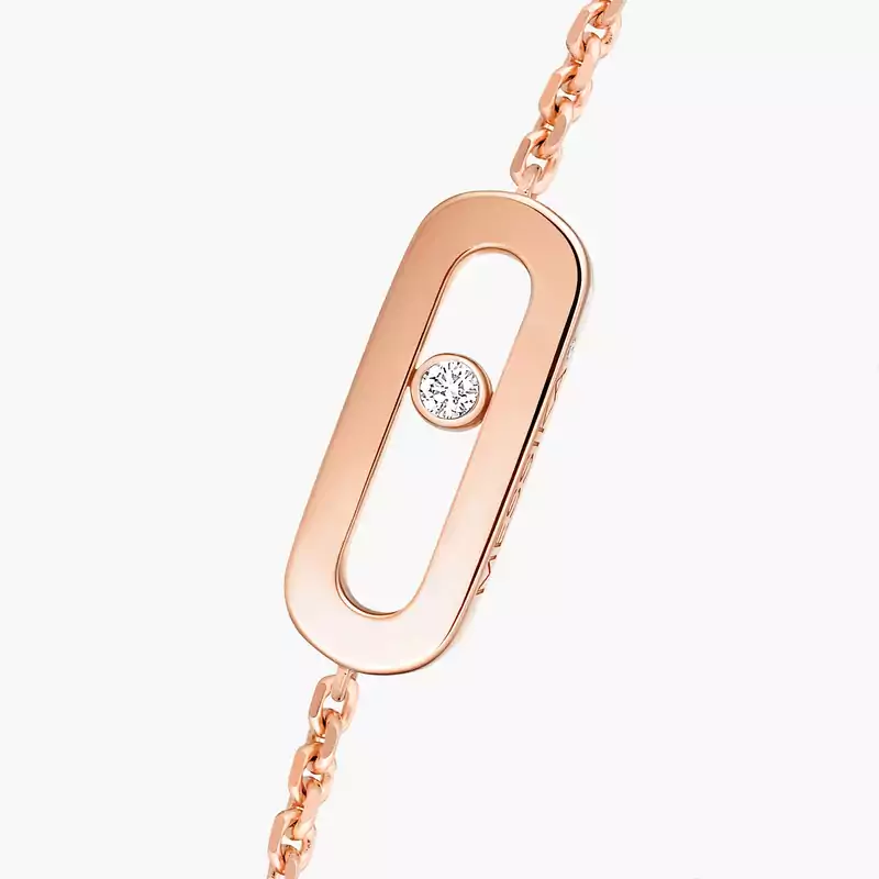 Move Uno Bracelet Pink Gold For Her Diamond Bracelet 10051-PG