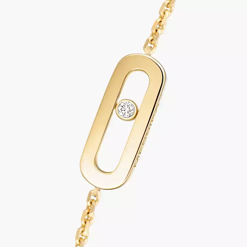 Bracelet Femme Or Jaune Diamant Bracelet Move Uno  10051-YG
