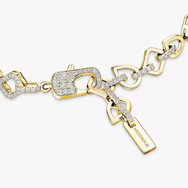 Bracelet Femme Or Jaune Diamant My Twin Rivière 13452-YG
