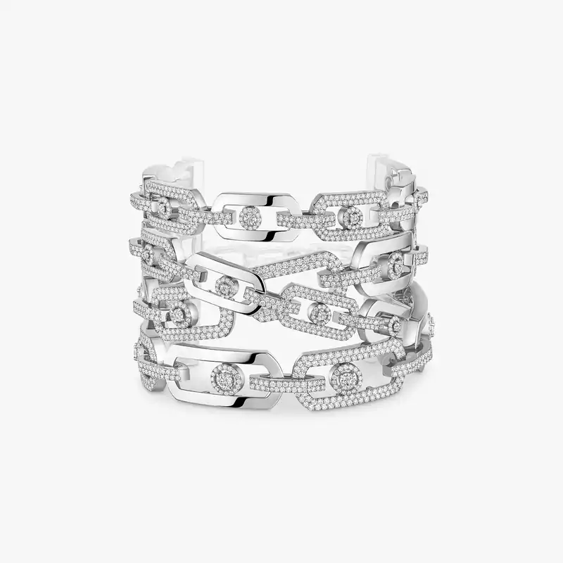 So Move Cuff White Gold For Her Diamond Bracelet 14479-WG