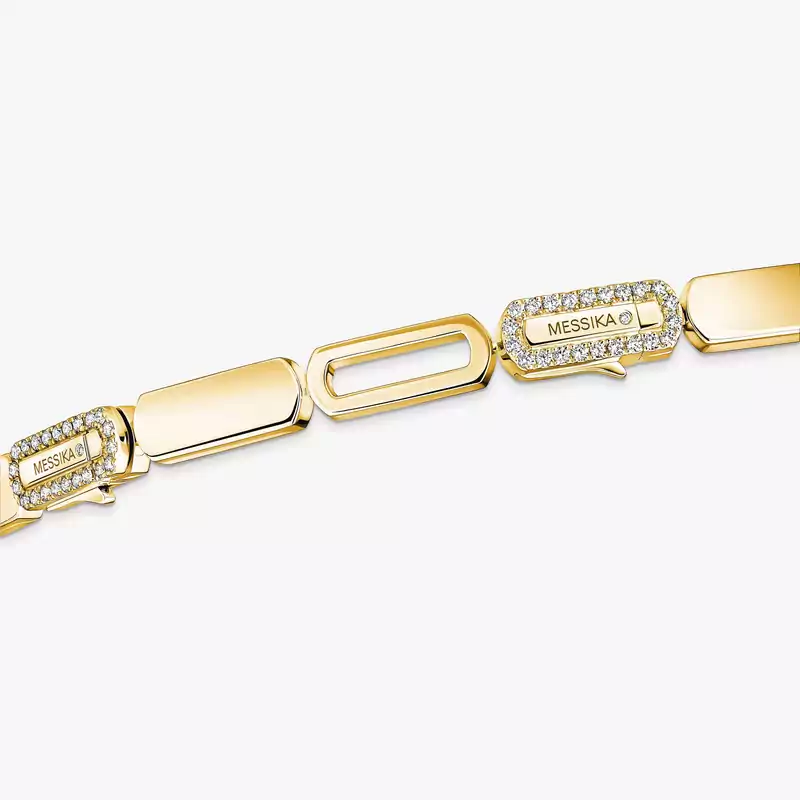 Imperial Move SM Tie Necklace Yellow Gold For Her Diamond Necklace 14220-YG