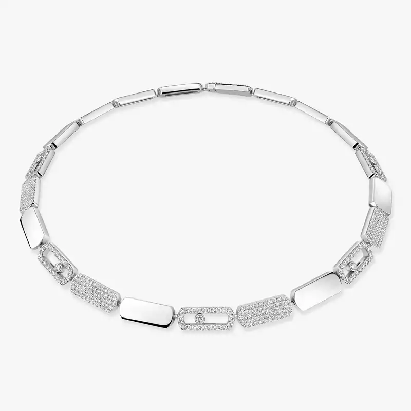 Imperial Move White Gold For Her Diamond Necklace 14152-WG