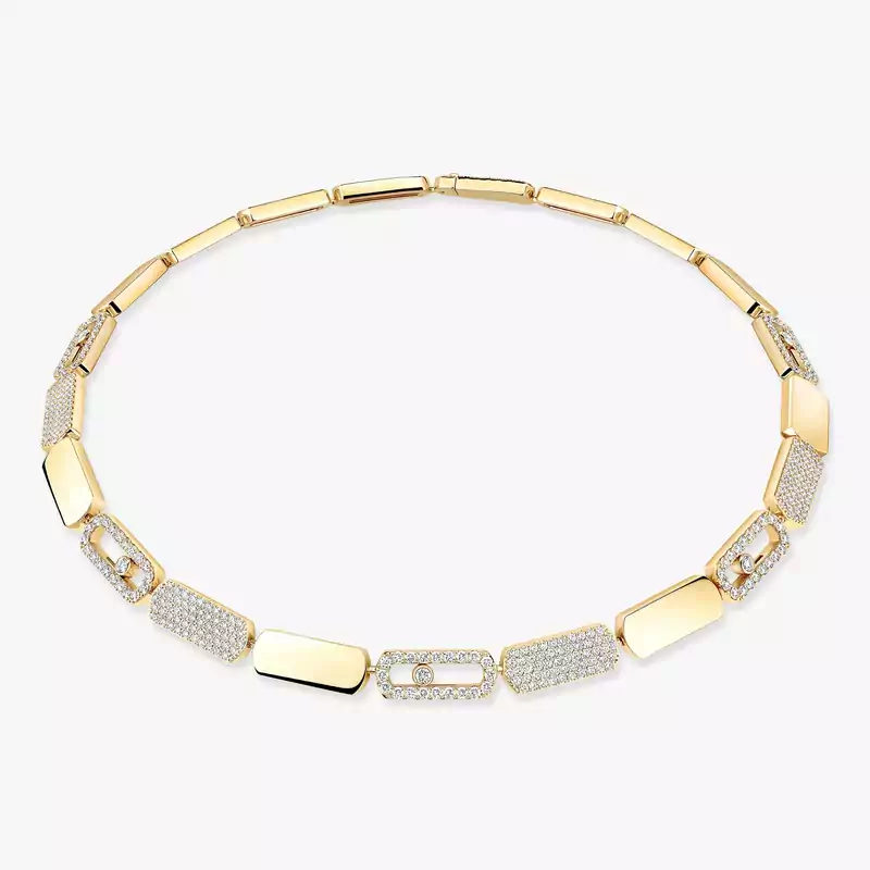 Imperial Move Yellow Gold For Her Diamond Necklace 14152-YG