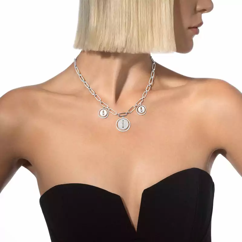 Faux diamond choker necklace new arrivals