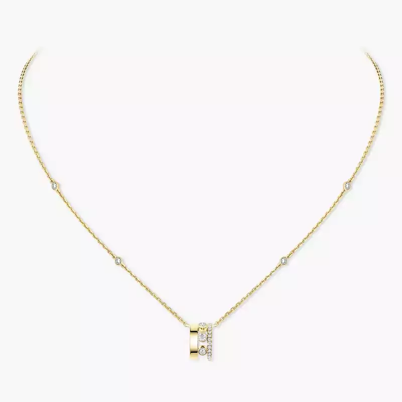 Move Romane Pendant  Yellow Gold For Her Diamond Necklace 07158-YG