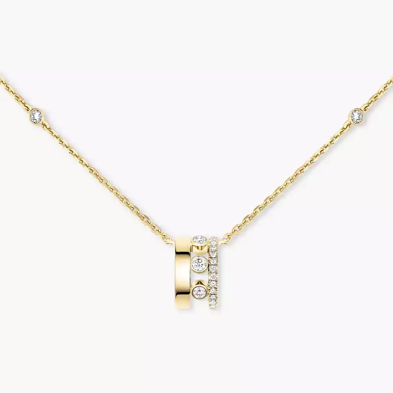 Move Romane Pendant  Yellow Gold For Her Diamond Necklace 07158-YG