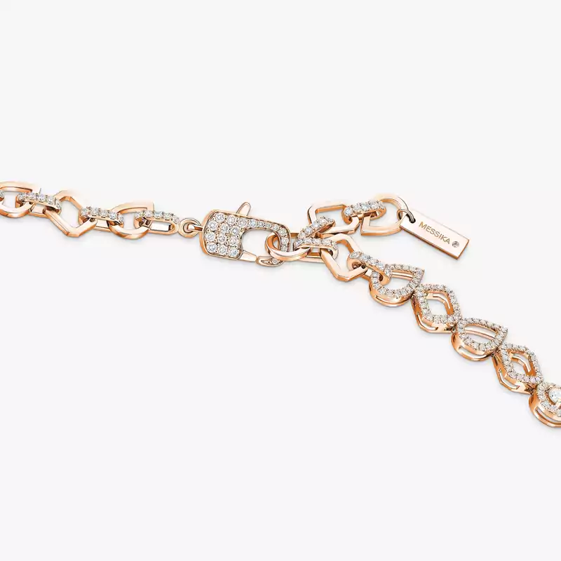 My Twin Rivière Pink Gold For Her Diamond Necklace 13677-PG
