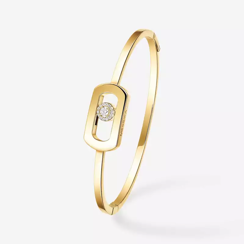 Bracelet Femme Or Jaune Diamant Jonc So Move 13757-YG