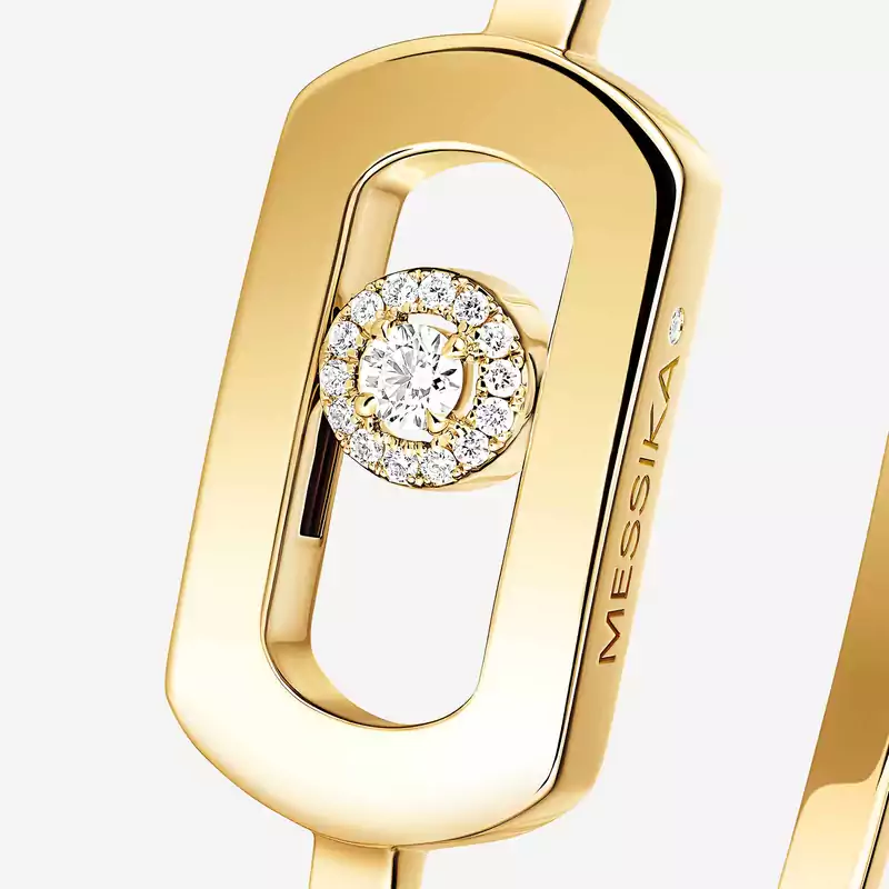 Bracelet Femme Or Jaune Diamant Jonc So Move 13757-YG