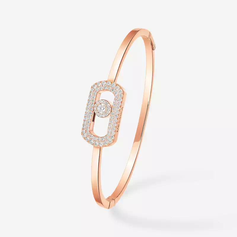 So Move Pavé Bangle Pink Gold For Her Diamond Bracelet 13428-PG