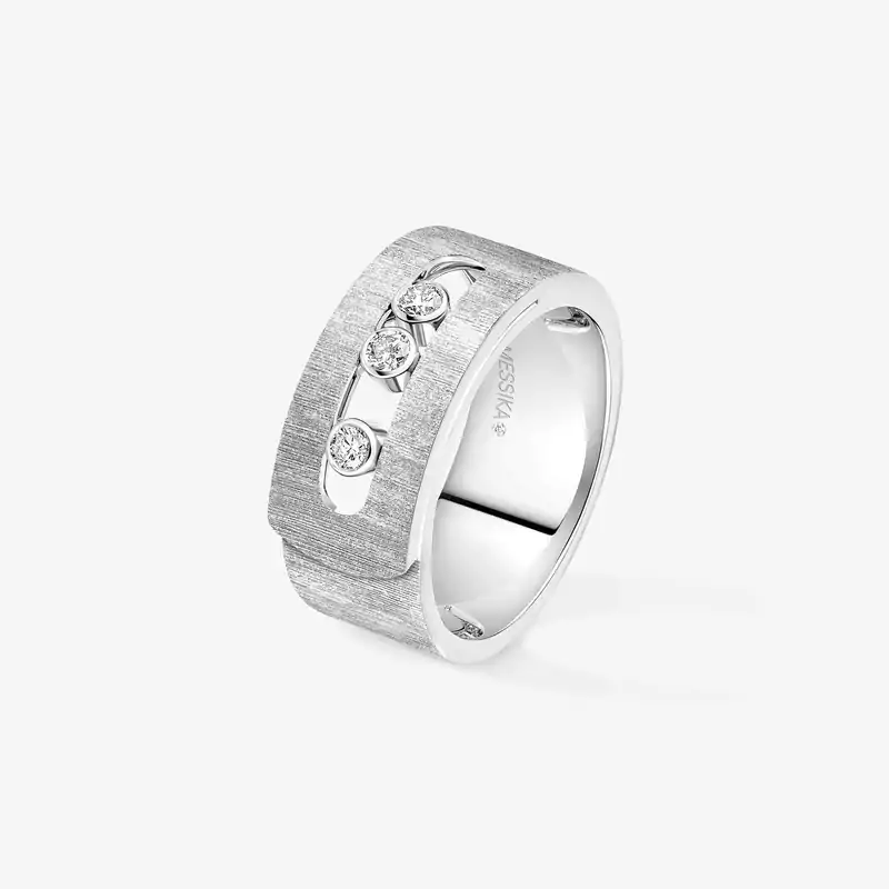 Move Noa chiseled ring, large model