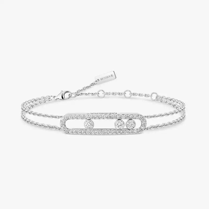 Move Classique pavé bracelet, large model