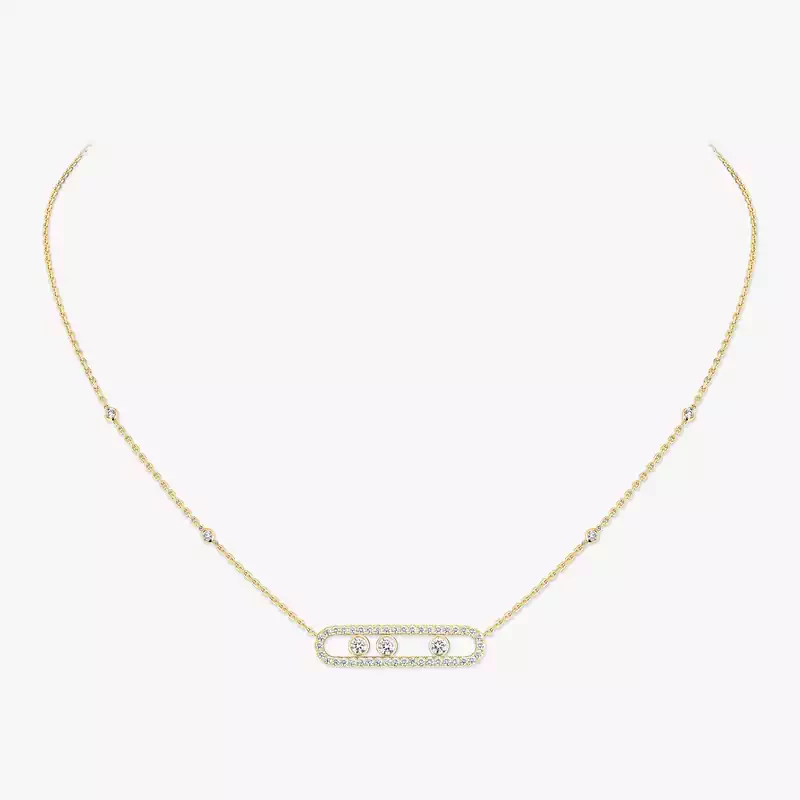 Move Classique pavé necklace, large model