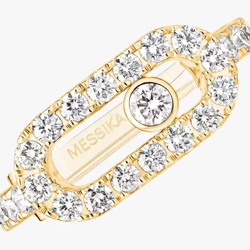 Move Uno pavé clip earring