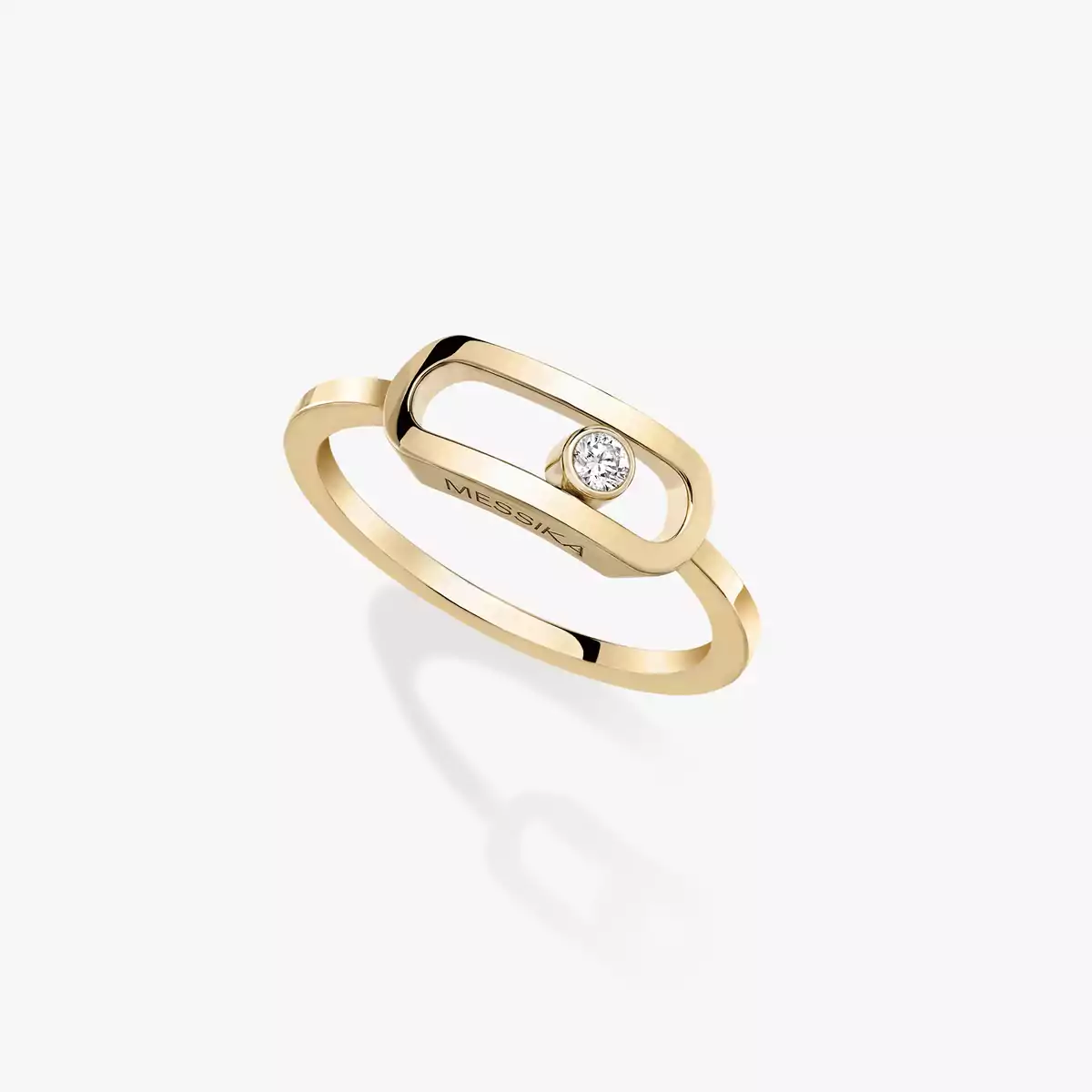 Move Uno Diamond Ring in Yellow Gold Messika 12390 YG