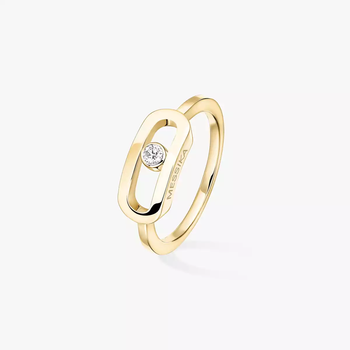 ファッション 通販 ウノ》イエローゴールド ムーヴ ダイヤモンド メシカ | リング アクセサリー