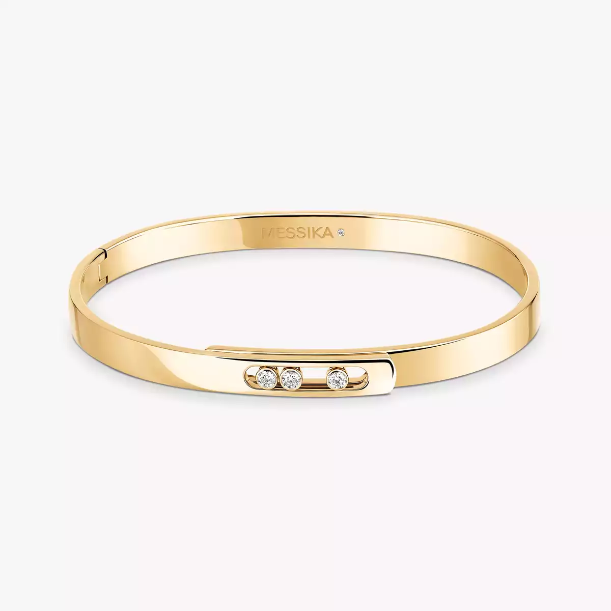 GYPPHY - SILVER MOISSANITE BANGLE / シルバー モアサナイト
