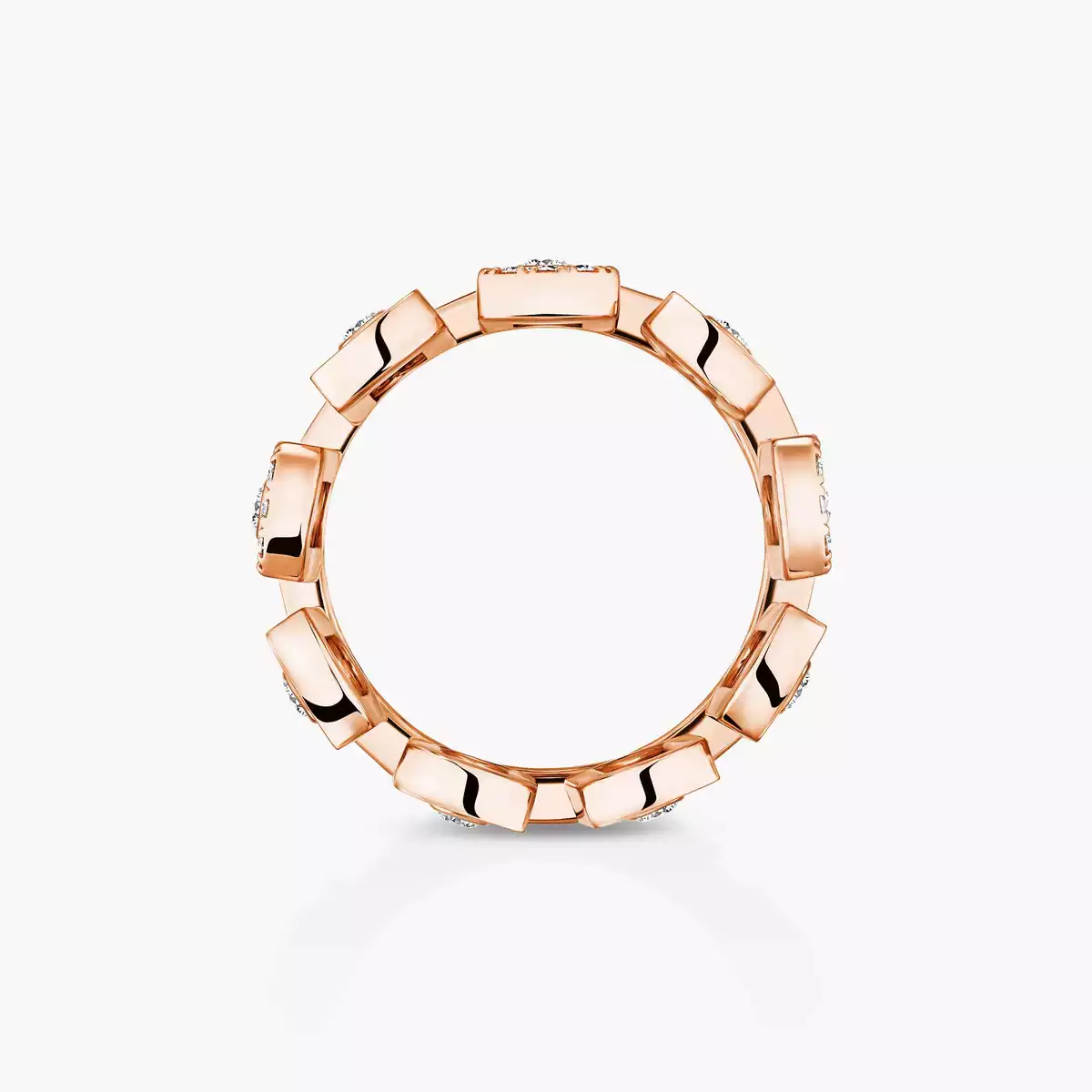 Move Iconica Diamond Ring in Pink Gold | Messika 12741-PG