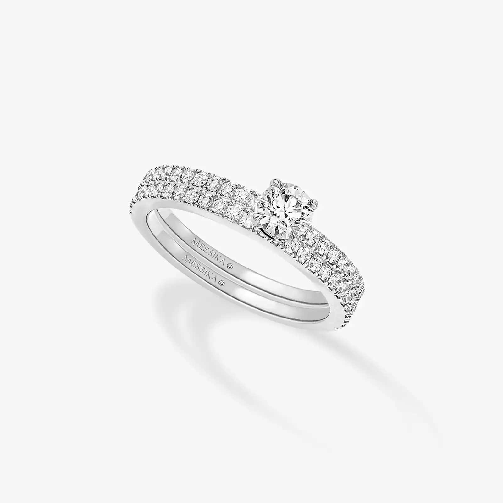 Bague Alliance Emotion Duo Solitaire