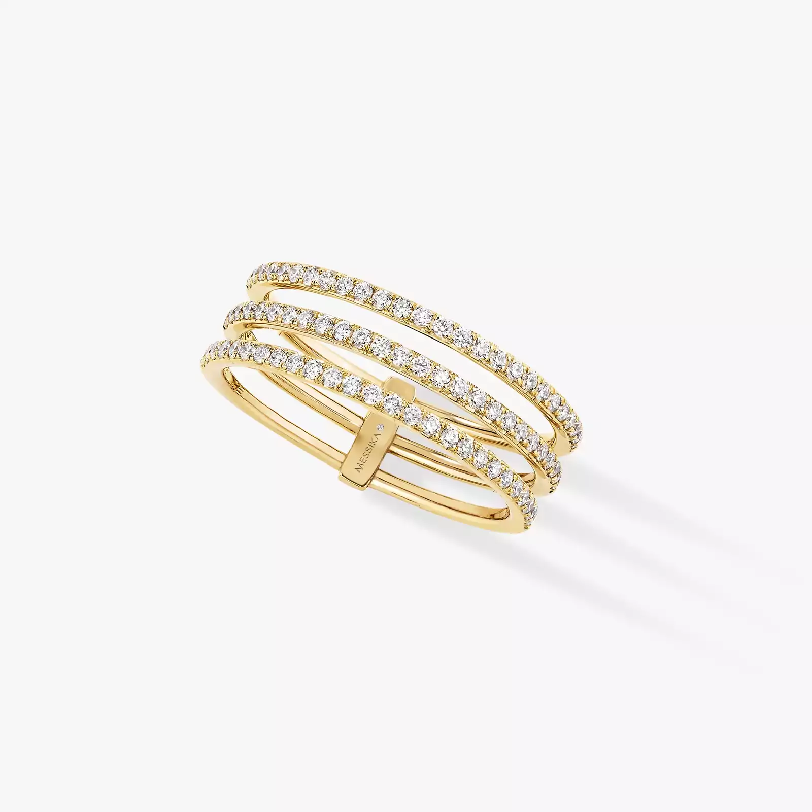 Bague 3 diamants messika clearance