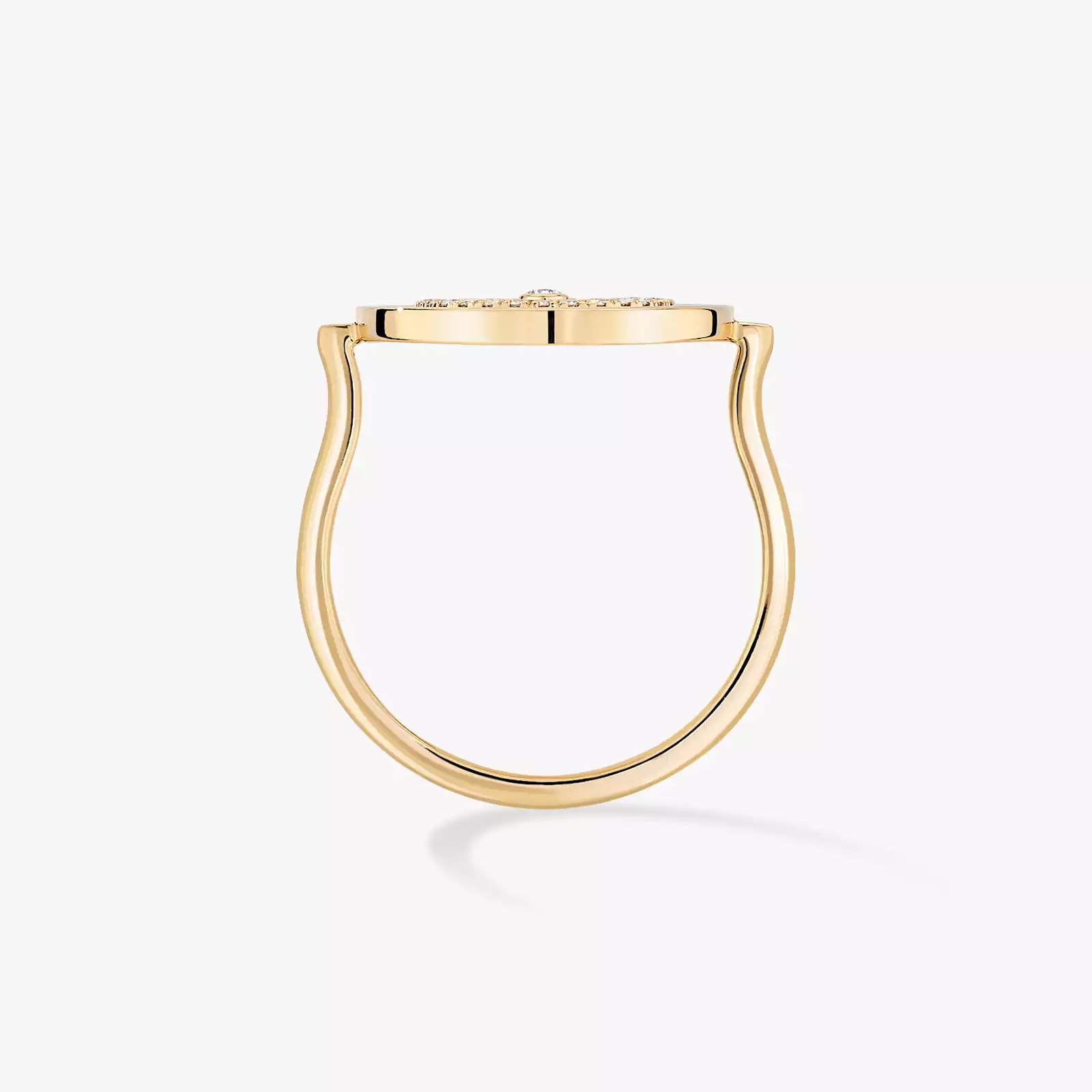Anillo Mujer Oro amarillo Diamante Anillo Lucky Move Pavé PM 07534-YG