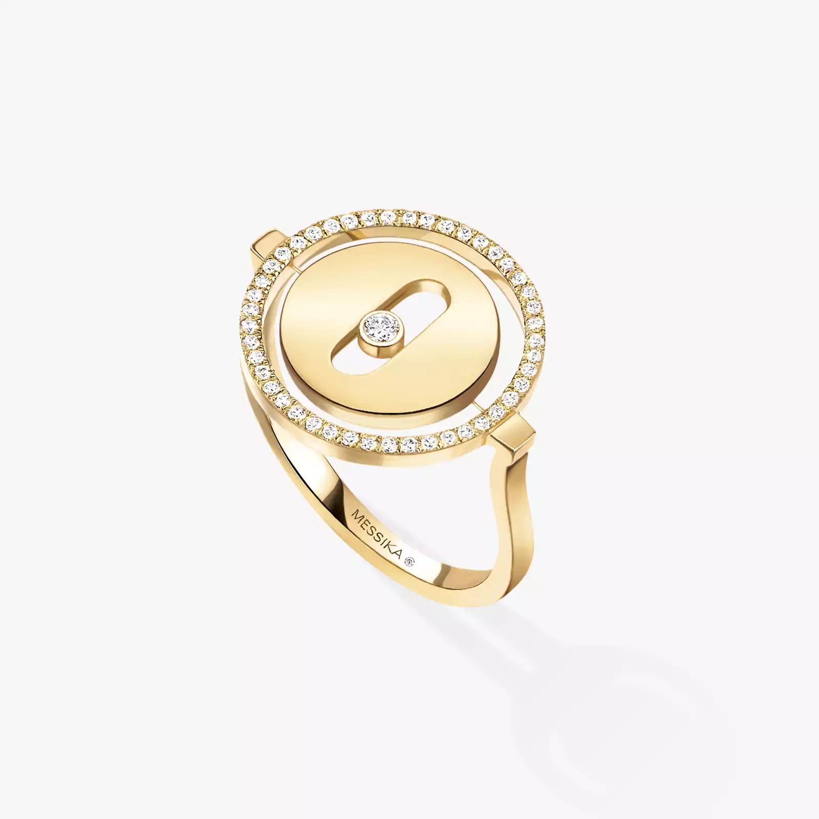 Lucky Move SM Yellow Gold For Her Diamond Ring 07470-YG