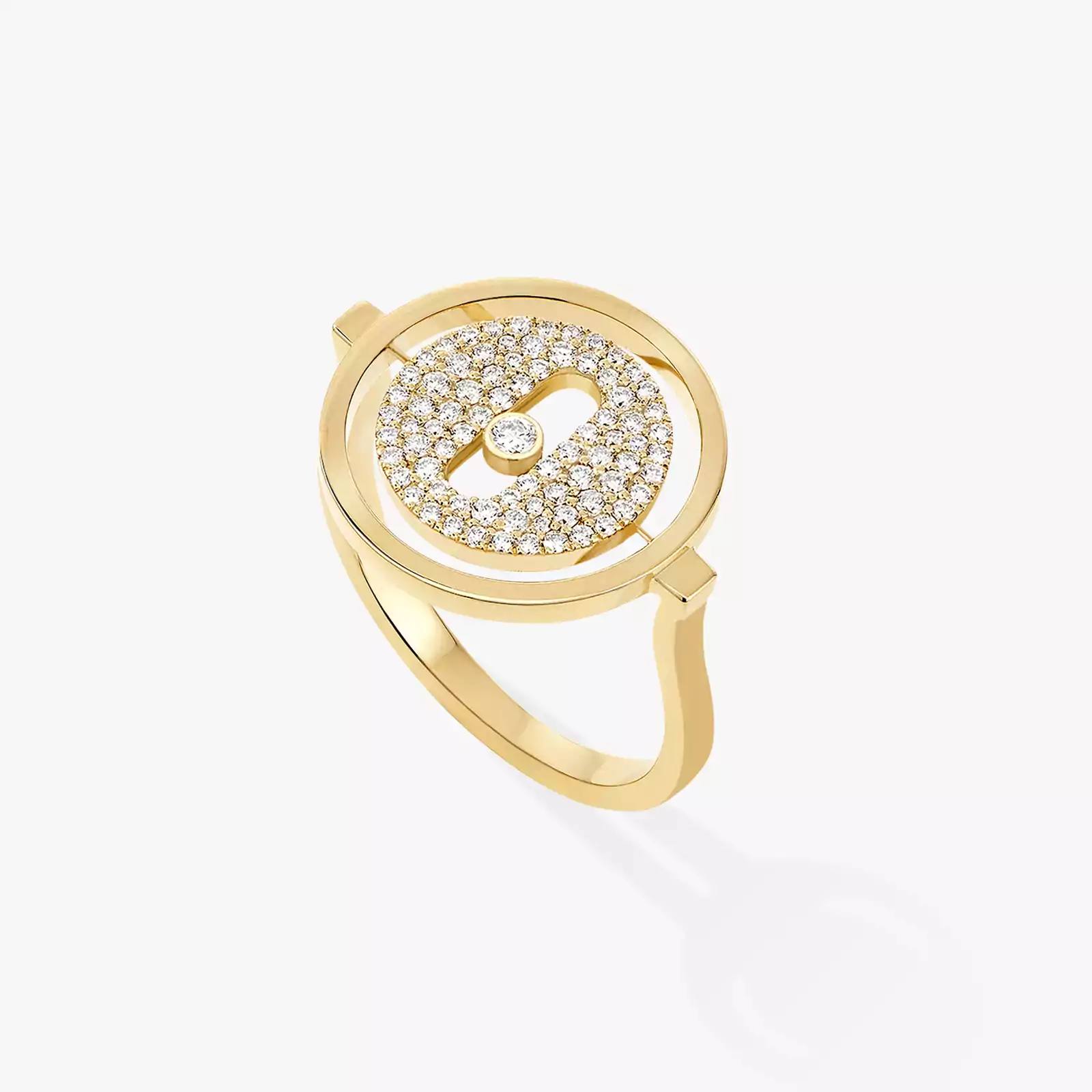 Anillo Mujer Oro amarillo Diamante Anillo Lucky Move Pavé PM 07534-YG
