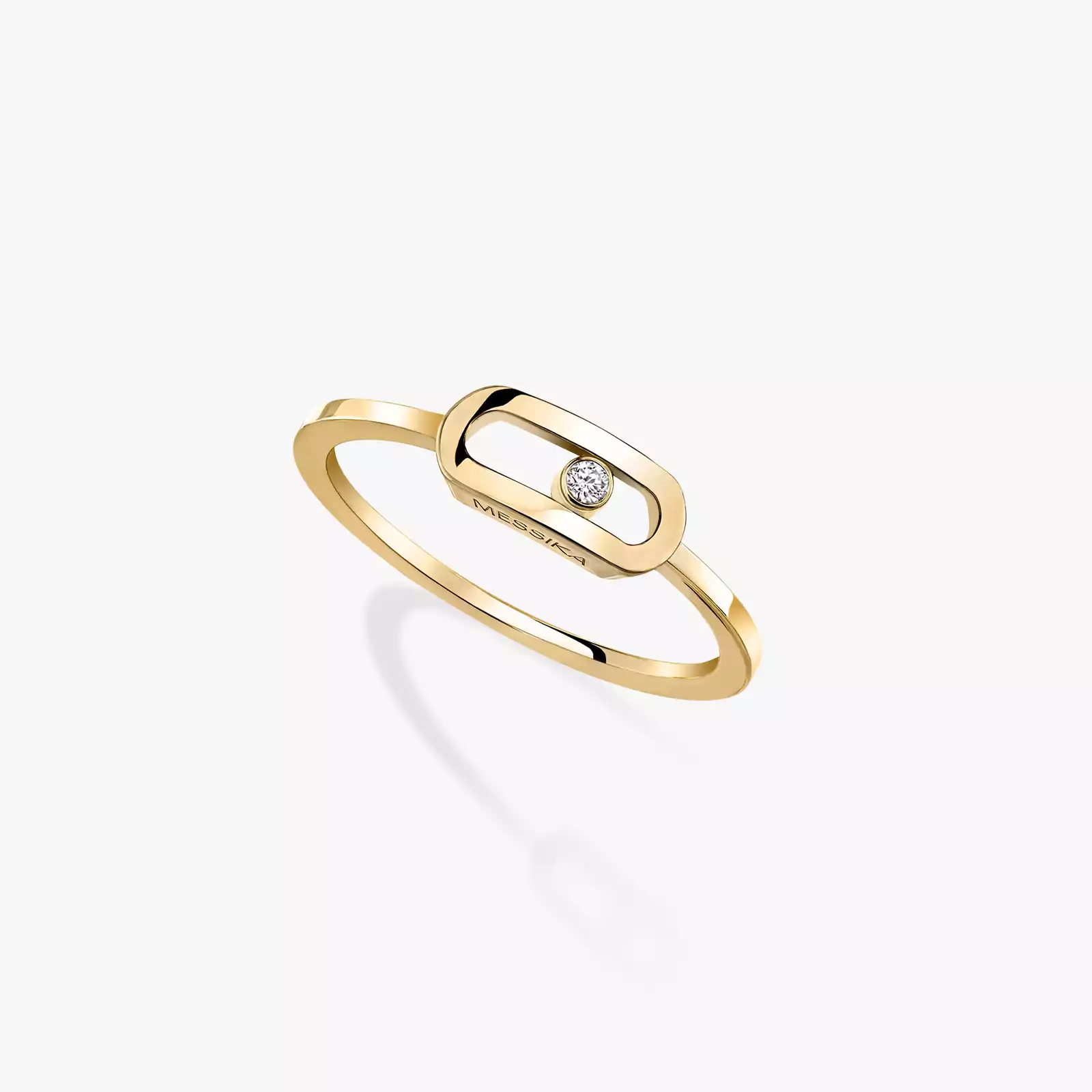 Gold Move Uno Yellow Gold For Her Diamond Ring 10055-YG