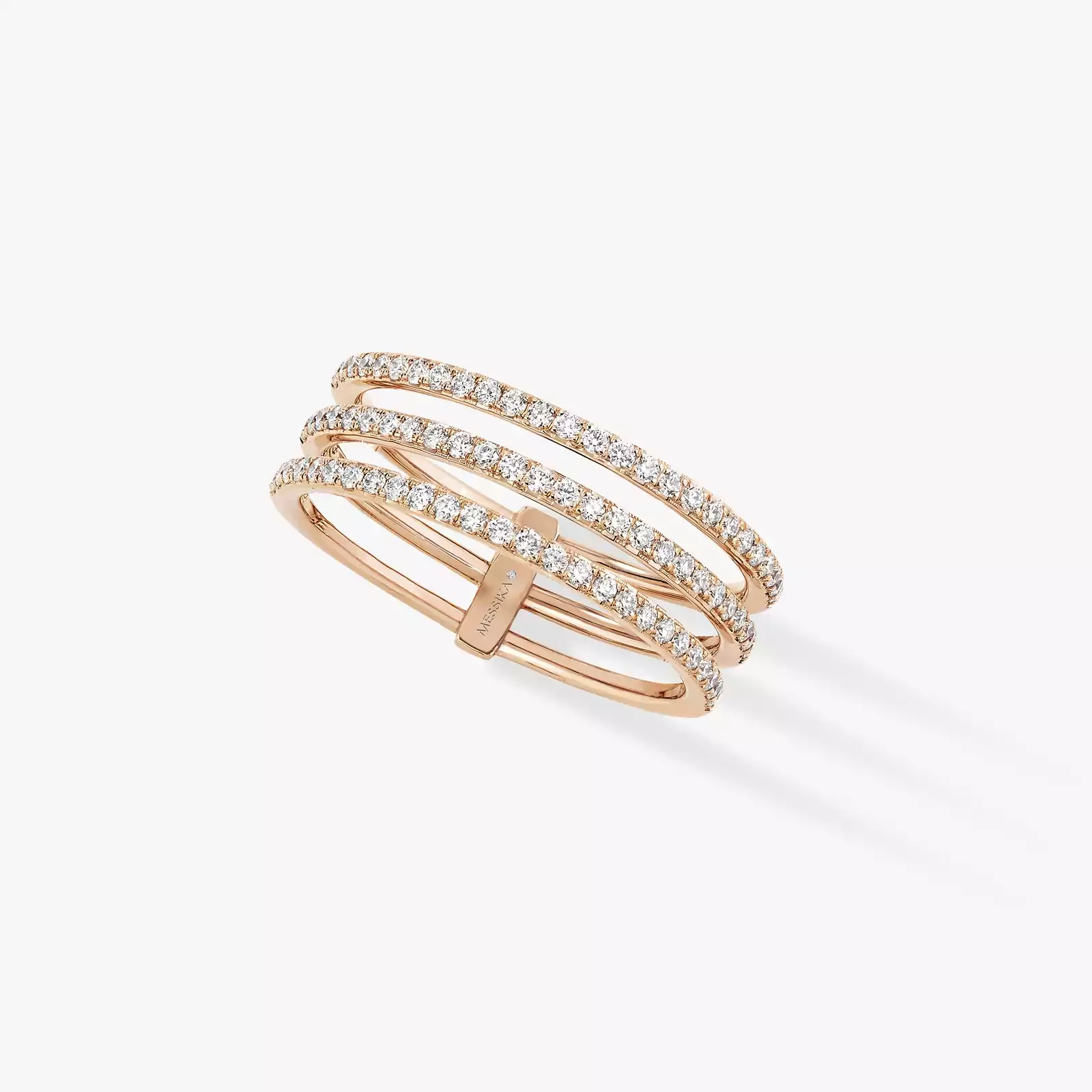 Messika ring rose gold discount