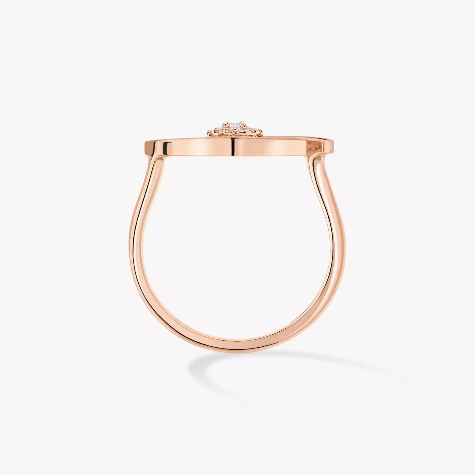 Ring For Her Pink Gold Diamond خاتم Lucky Eye 10036-PG