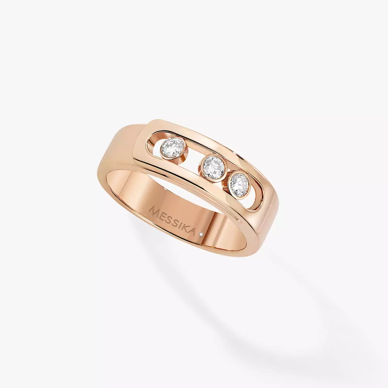 Bague Femme Or Rose Diamant Move Noa 06262-PG