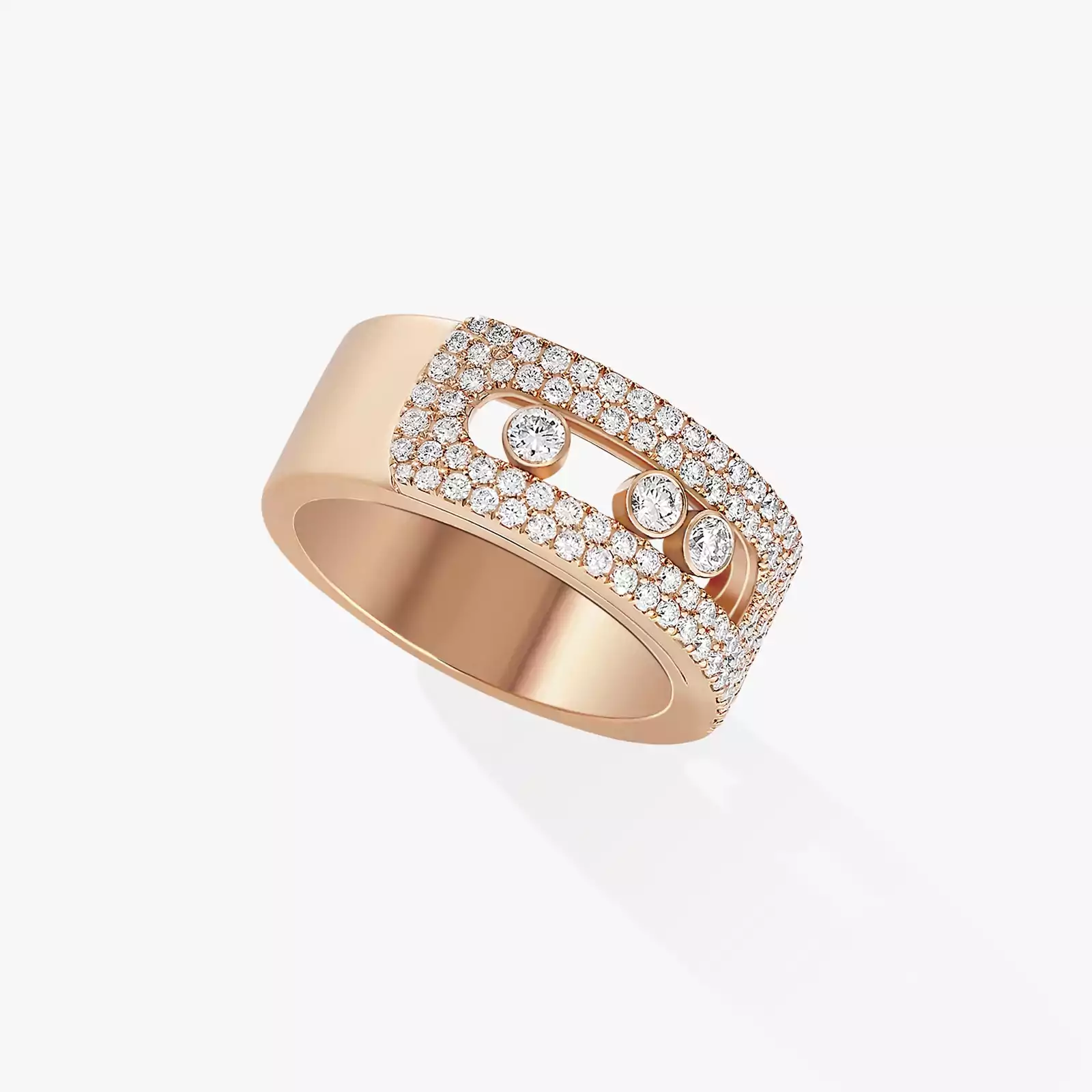 Anillo Mujer Oro rosa Diamante Move Noa GM Pavée  10102-PG