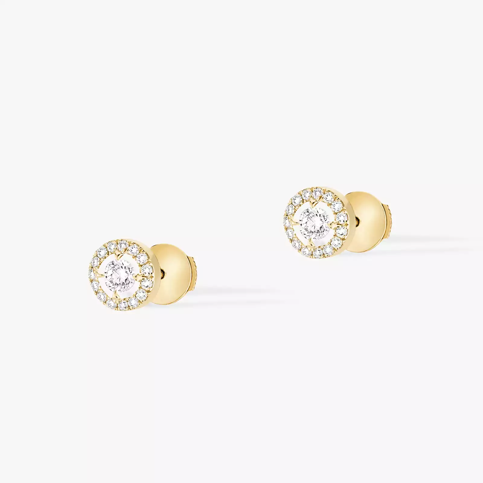 Boucles d'oreilles Femme Or Jaune Diamant Joy Diamants Ronds 0,10ct 06991-YG