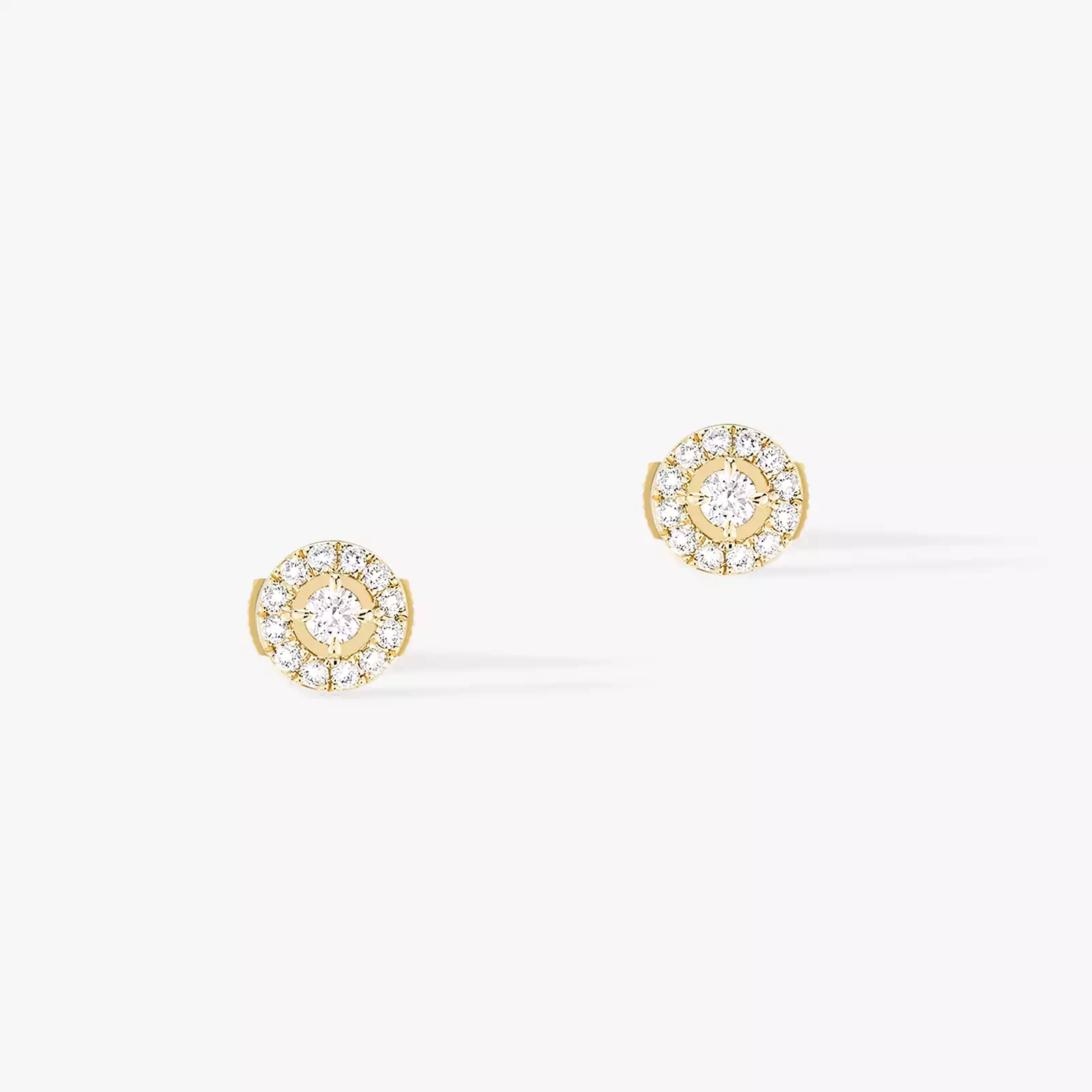 Boucles d'oreilles Femme Or Jaune Diamond Joy Diamants Ronds PM 06954-YG