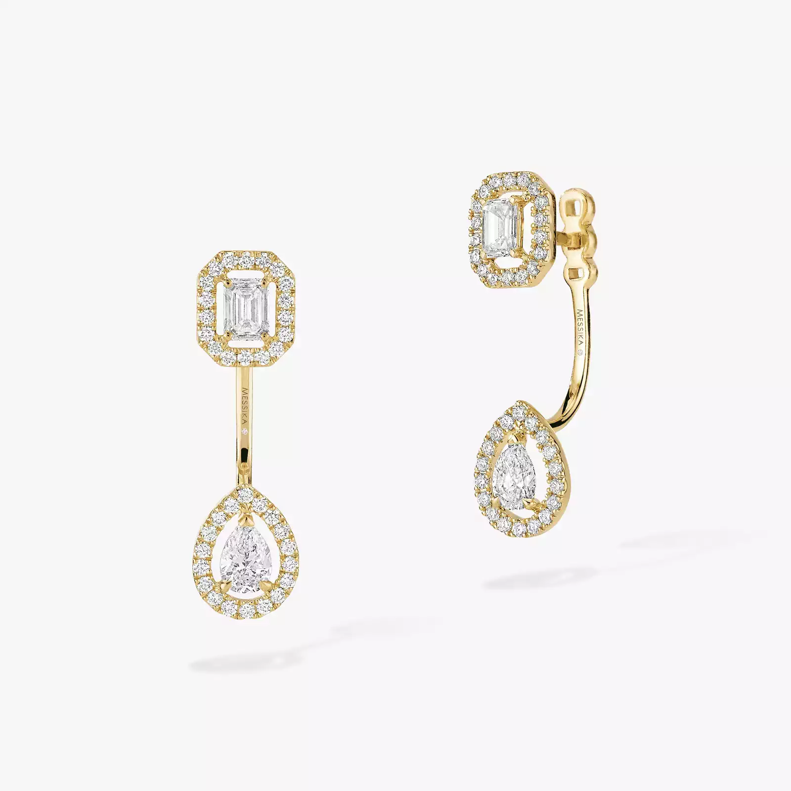 Boucles d'oreilles Femme Or Jaune Diamant My Twin Toi & Moi 0,15ct x2 06504-YG