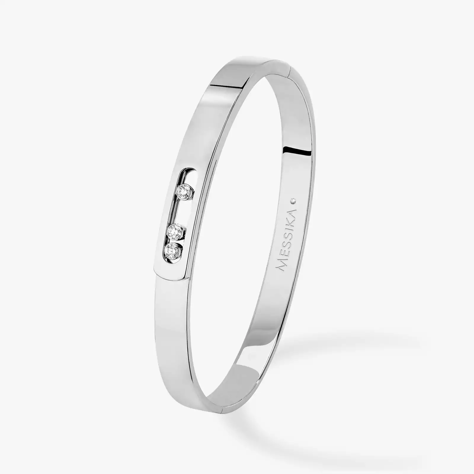 Move Noa Armreif MM Übergrößen Für sie Diamant Armband Weißgold 13912-WG
