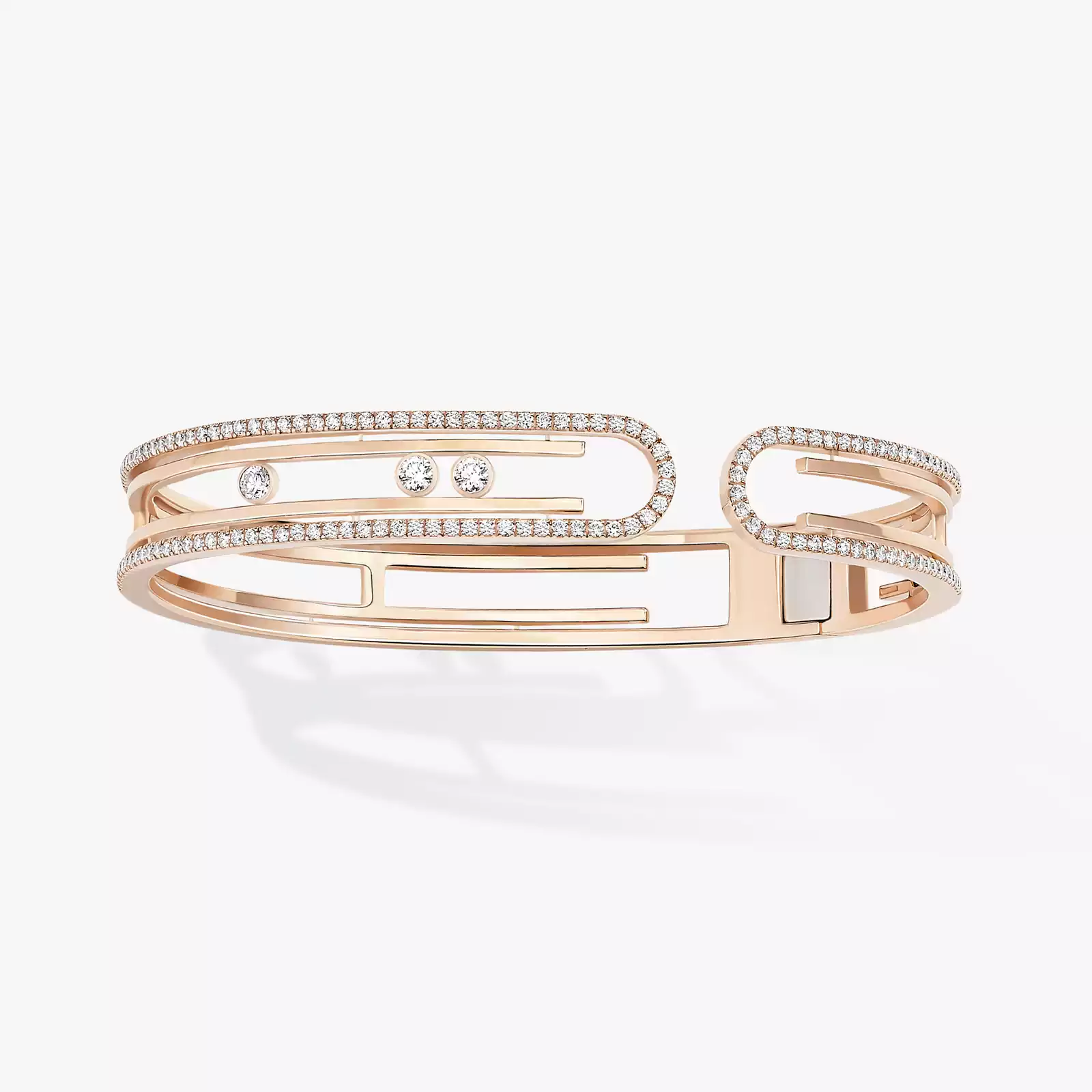 Move 10th Bangle Pink Gold For Her Diamond Bracelet 11426-PG