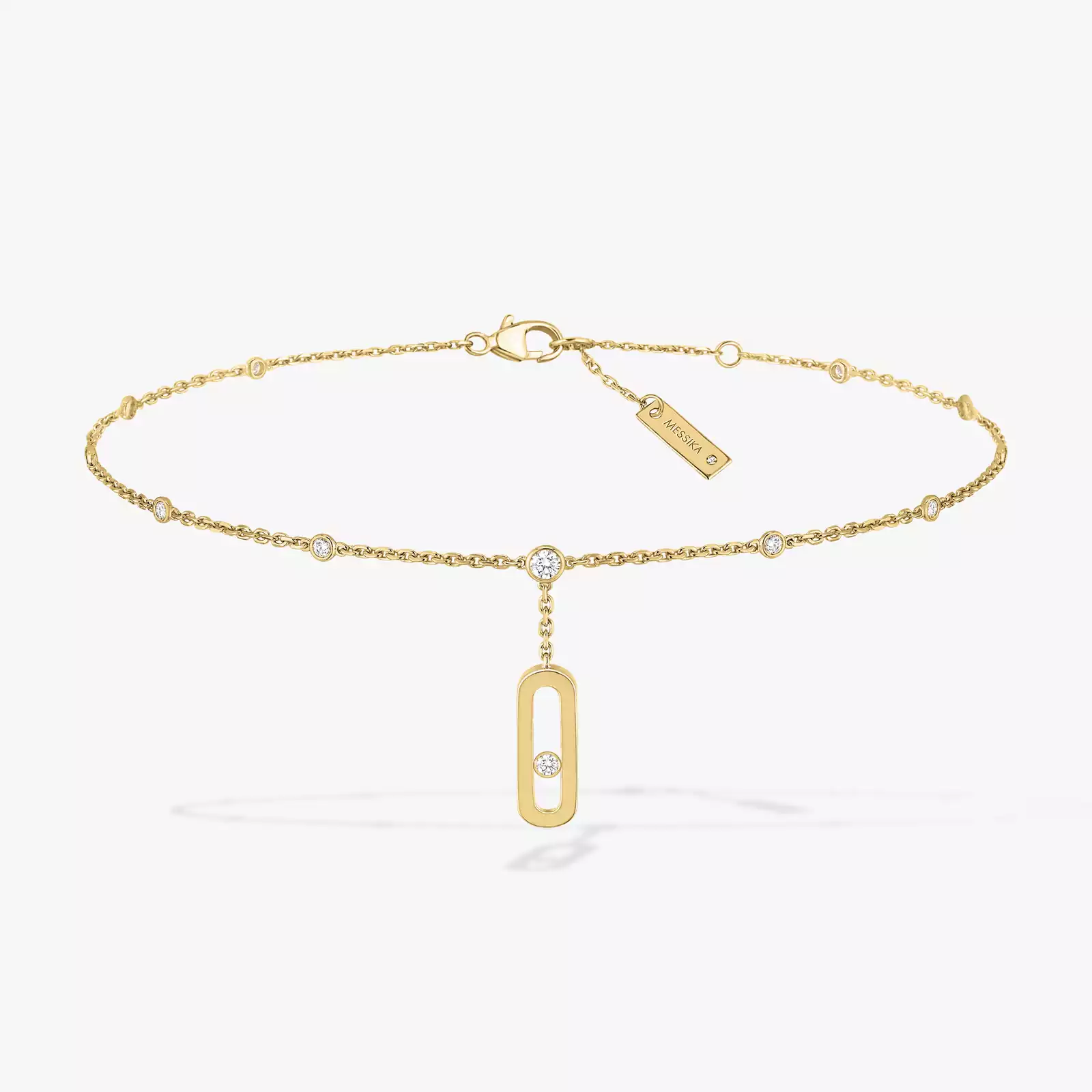 Bracelet Femme Or Jaune Diamond Bracelet de Cheville Move Uno 10100-YG
