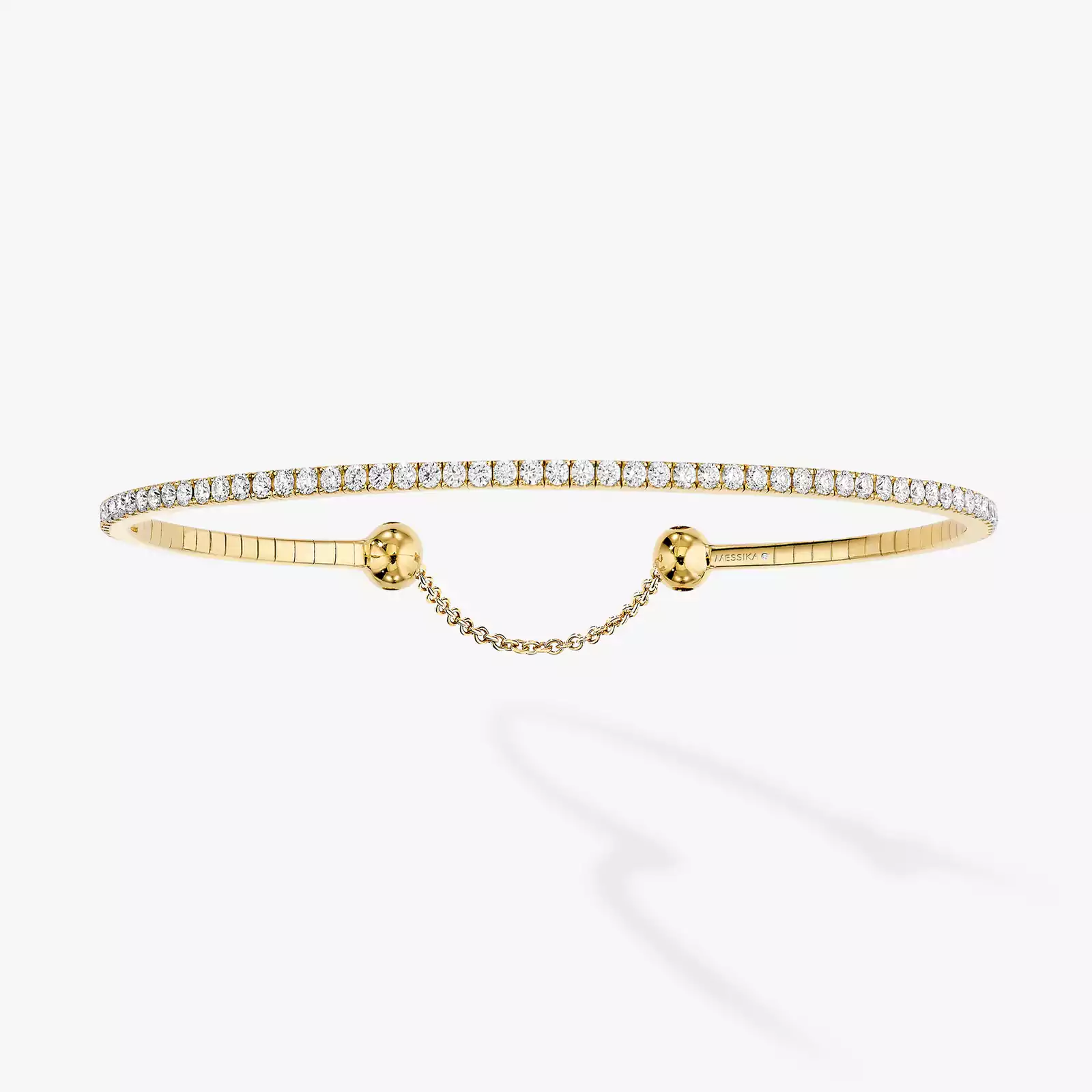 Skinny 1.6ct Yellow Gold For Her Diamond Bracelet 04849-YG