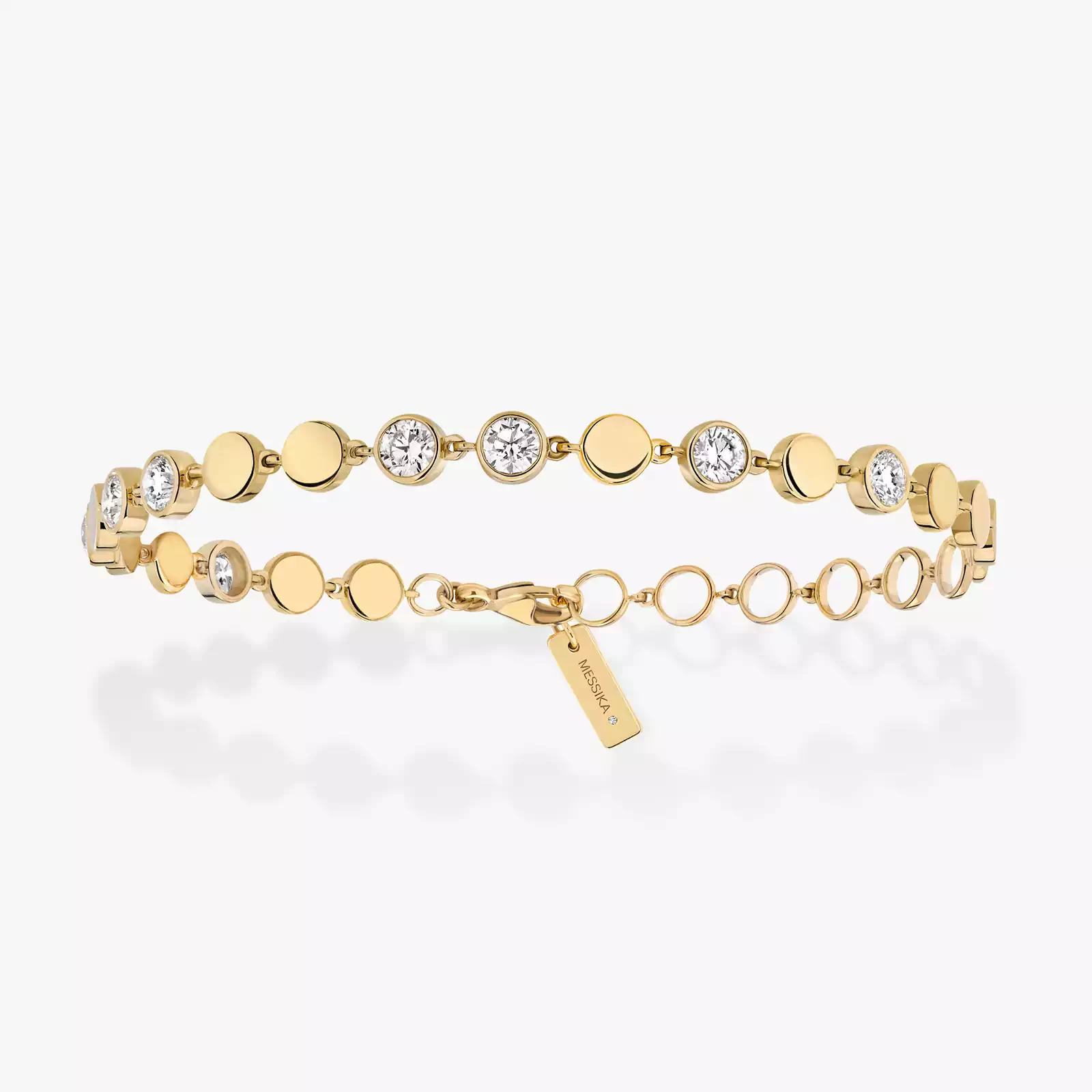 Bracelet Femme Or Jaune Diamant Bracelet D-Vibes MM 12484-YG