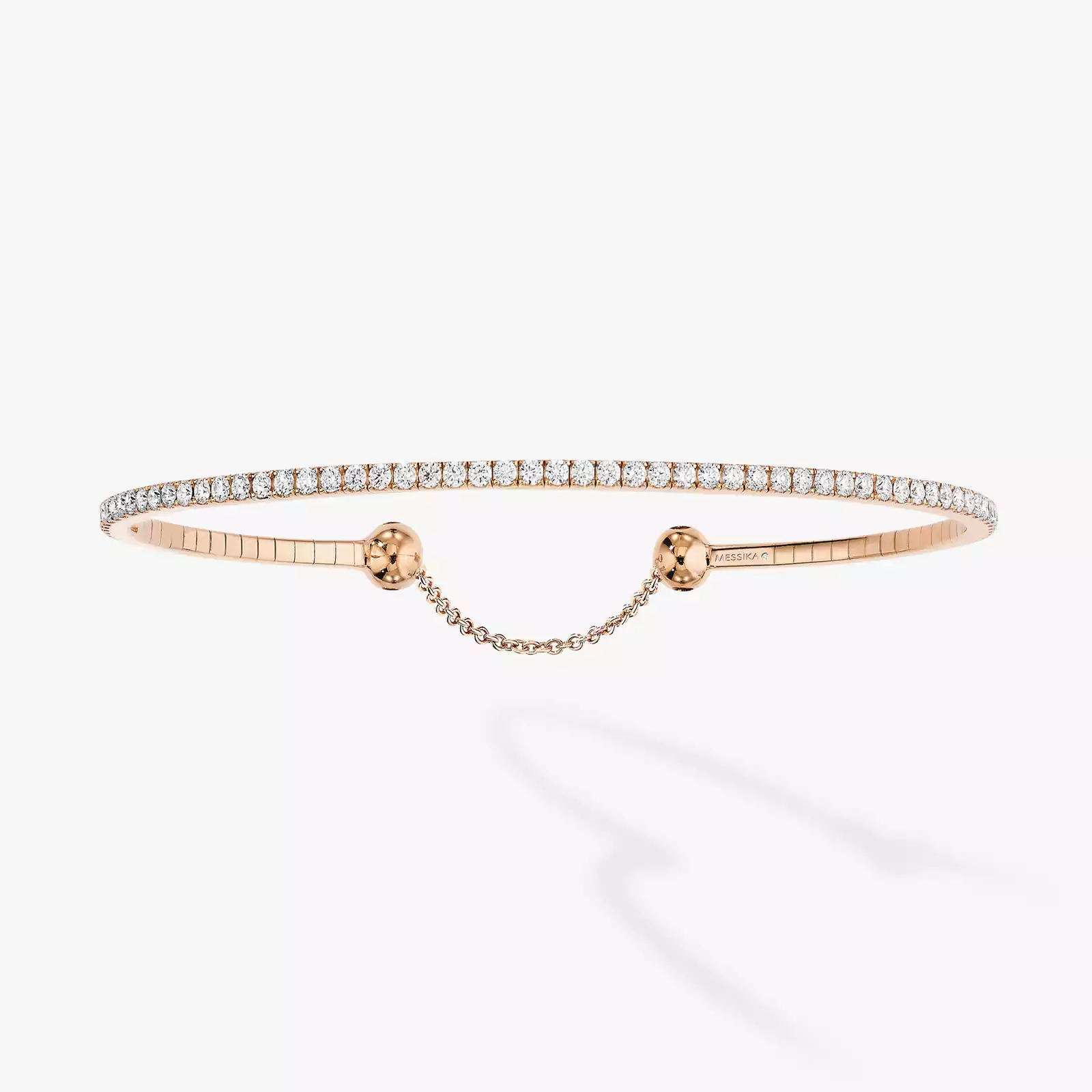 Skinny 1.6ct Pink Gold For Her Diamond Bracelet 04849-PG