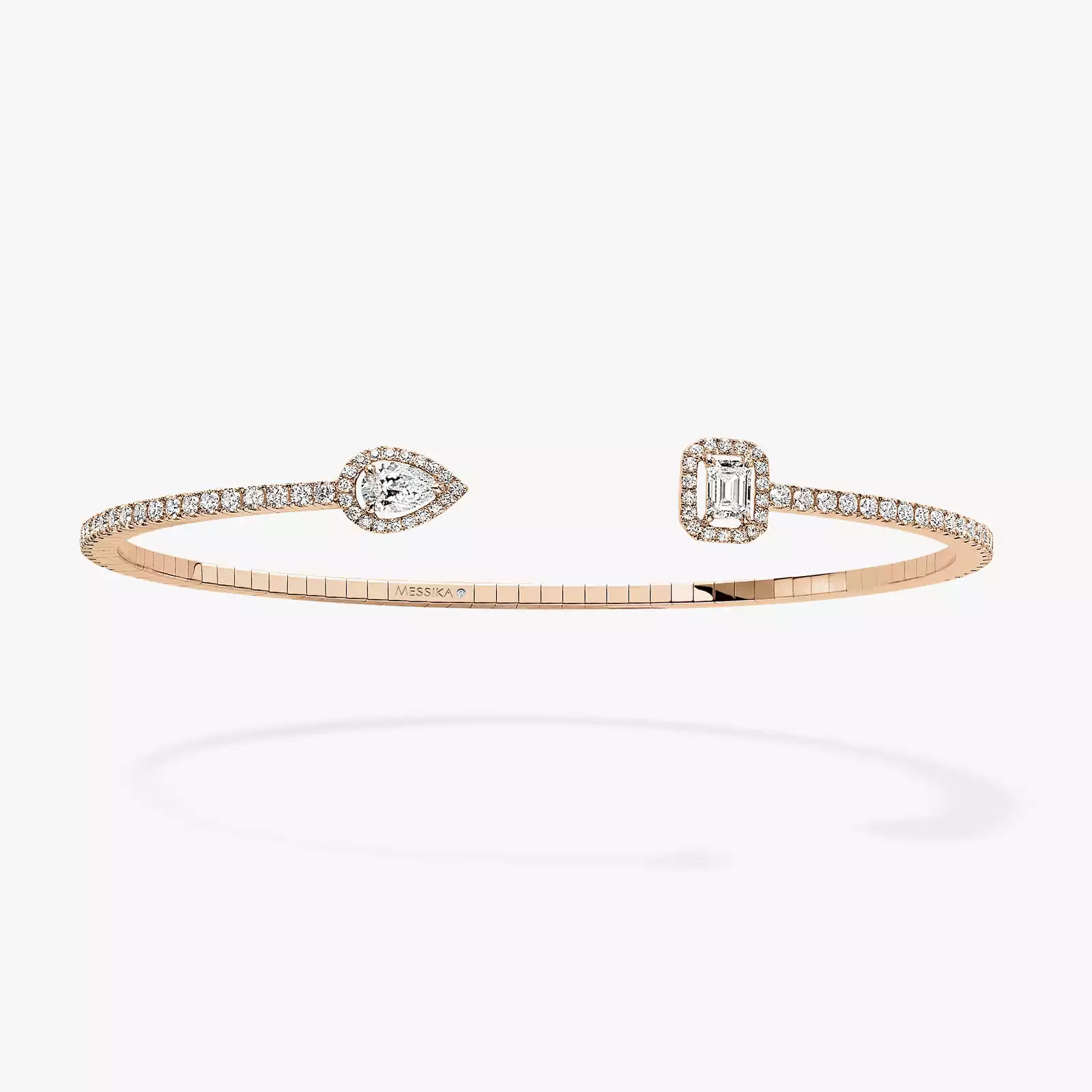 My Twin Skinny 0.15ct x2 Pink Gold For Her Diamond Bracelet 06161-PG
